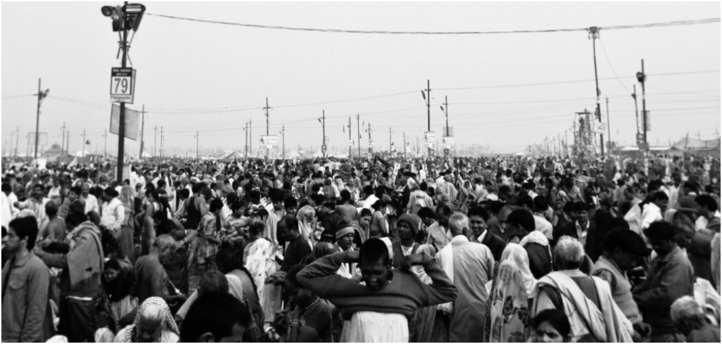 Prayagraj Kumbh Mela in 1954