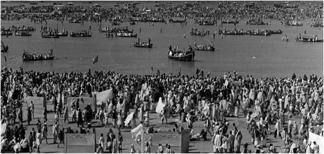 Prayagraj Kumbh Mela in 1954